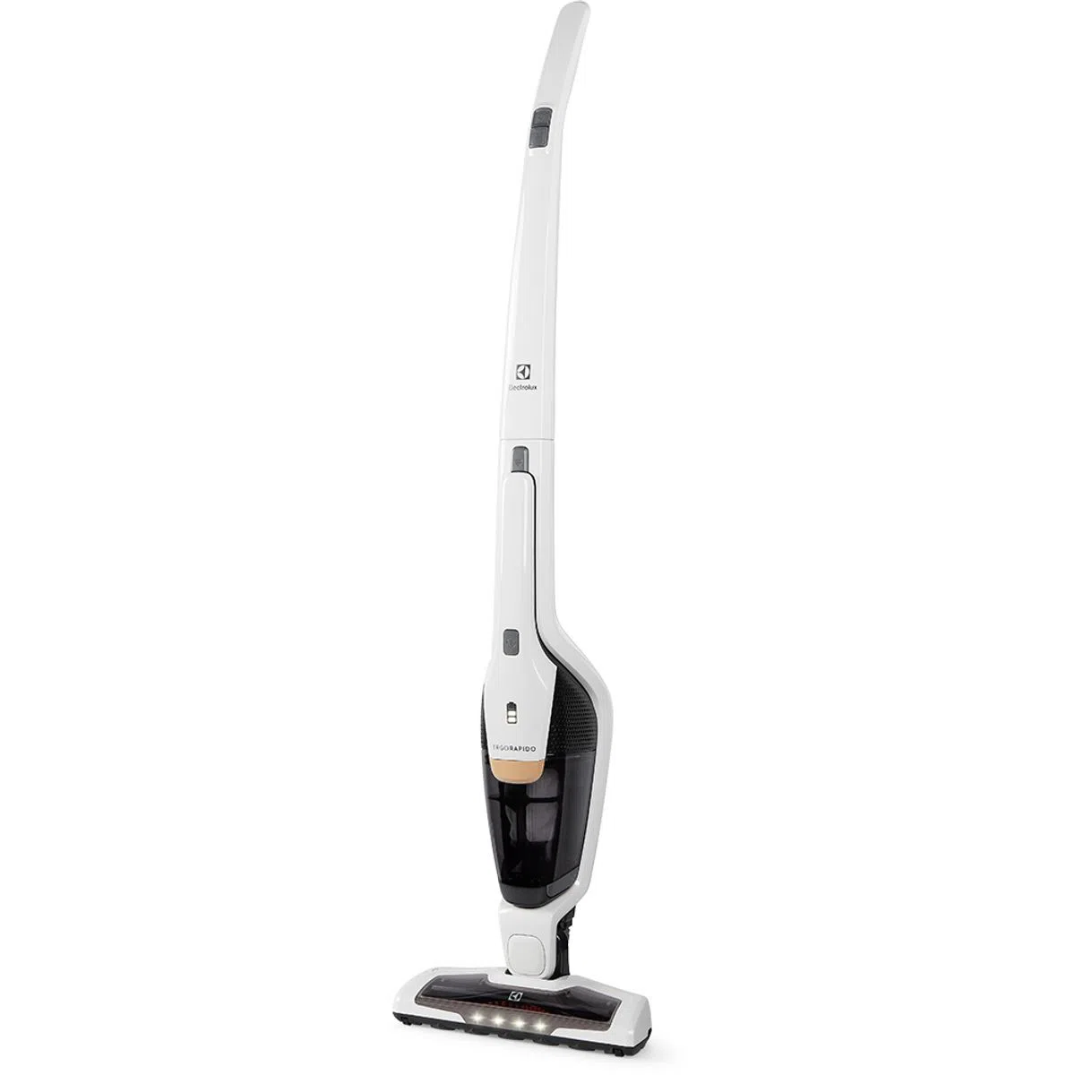 Aspirador de Pó Vertical Sem Fio Electrolux Ergorapido 2 em 1 Luz LED até 35 min Branco (ERG25B) – Bivolt