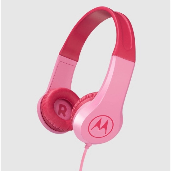 Fone De Ouvido Headphone p/ Criança Motorola Kids Rosa
