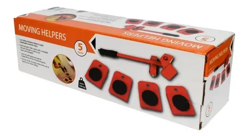 KIT MOVEDOR DE MÓVEIS MOVING HELPERS – 5 PEÇAS – ATÉ 150 KG