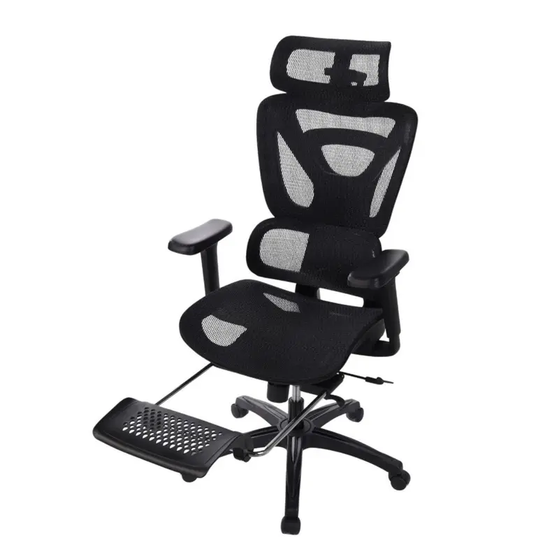 CADEIRA DE ESCRITÓRIO ERGONÔMICA PRESIDENTE MESH COM APOIO PARA OS PÉS