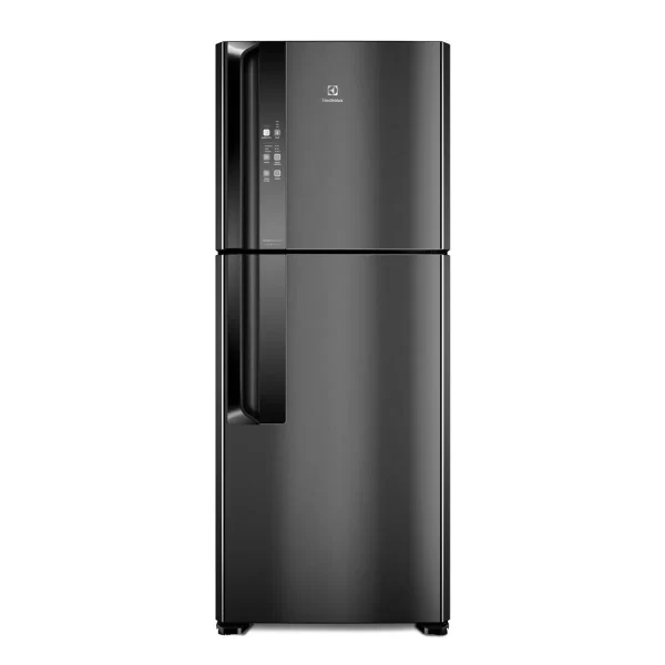 Geladeira Electrolux Frost Free Inverter 431L AutoSense Duplex Cor Black Inox Look (IF55B) - 127V