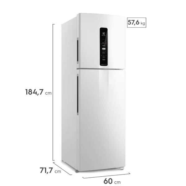 Geladeira Electrolux Frost Free Inverter 410L Efficient AutoSense Duplex Branca (IF45) - 220V - Image 2