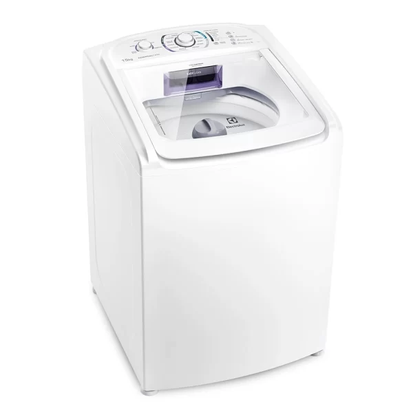 Máquina de Lavar 15kg Electrolux Essential Care Silenciosa com Easy Clean e Filtro Fiapos (LES15) - 220V