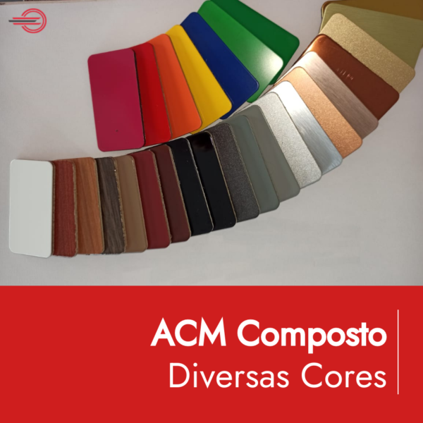 Chapa de ACM 500x122cm - Diversas cores - Image 3