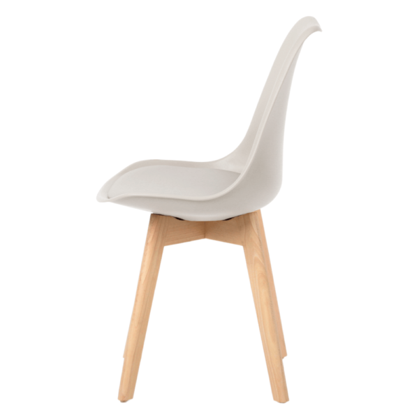 Cadeira Eames Wood Leda Design Assento Acolchoado - Image 3