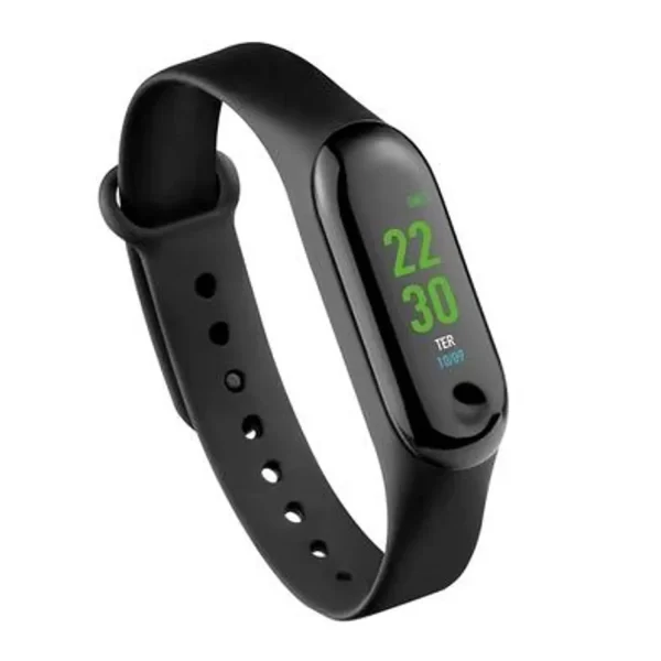 SmartBand Pulseira Inteligente Atrio Tóquio Android/IOS Preto - ES264