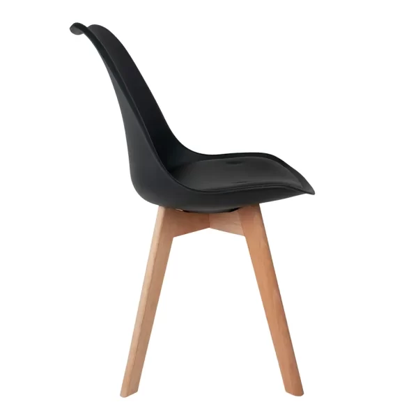 Cadeira Eames Wood Leda Design Assento Acolchoado - Image 10