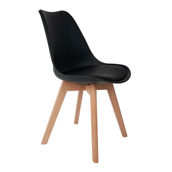 Cadeira Eames Wood Leda Design Assento Acolchoado - Image 11