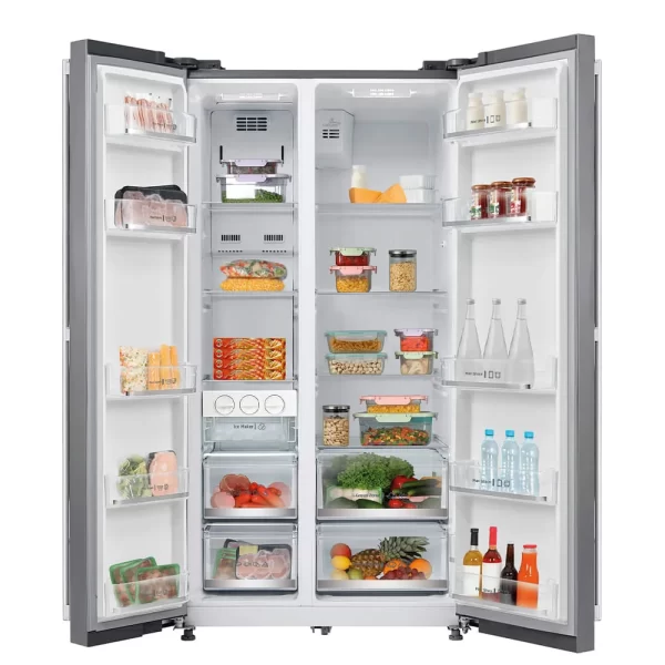 Geladeira Frost Free Side by Side 528L cor Inox Midea - 220V - Image 2