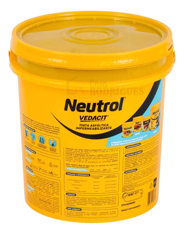 Neutrol Baldrame Impermeabilizante Base Água 18l Vedacit - Image 2