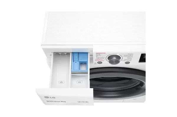 Máquina de Lavar Automática Lava e Seca 11KG LG CV5011WG4 Branca - 220V - Image 4