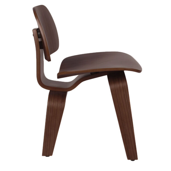 Cadeira Eames Walnut Madeira Cor Marrom Médio Estrutura Da Cadeira Marrom - Imagem 3