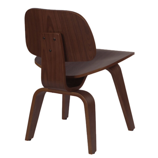 Cadeira Eames Walnut Madeira Cor Marrom Médio Estrutura Da Cadeira Marrom - Imagem 2