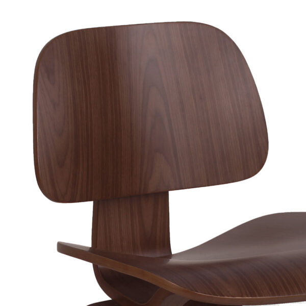 Cadeira Eames Walnut Madeira Cor Marrom Médio Estrutura Da Cadeira Marrom - Imagem 7