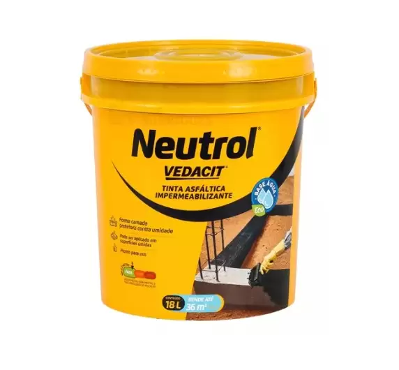 Neutrol Baldrame Impermeabilizante Base Água 18l Vedacit